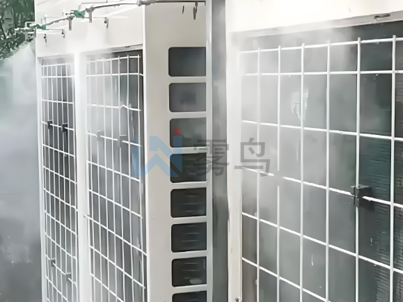 山西機(jī)房噴霧降溫節(jié)能案例分析，通信機(jī)房數(shù)據(jù)中心風(fēng)冷式空調(diào)室外機(jī)噴霧降溫系統(tǒng)